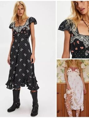 𝓯𝓹 Free People ~ Haven Midi Dress